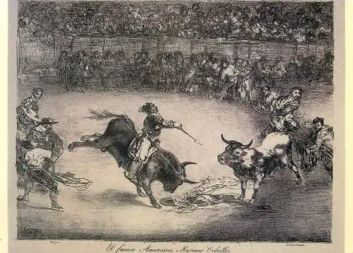 Fine arts postcard expo de Goya a Matisse el famoso americano