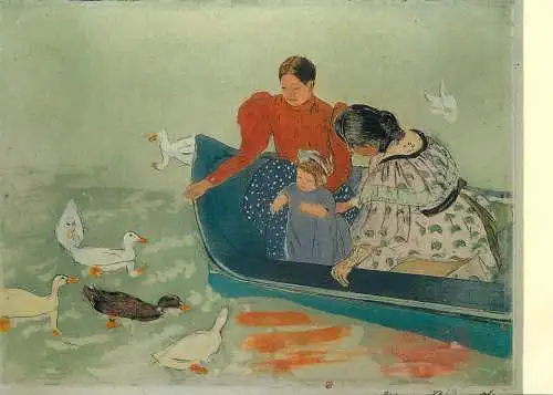 Fine arts postcard expo de Goya a Matisse le repas des canards