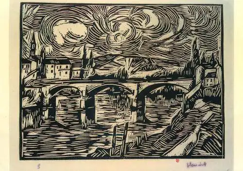 Fine arts postcard De Goya a Matisse le pont a Chatou