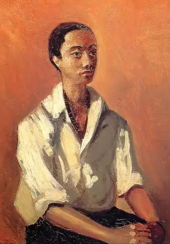 Fine arts postcard Andre Derain Metis a la Chemise blanche