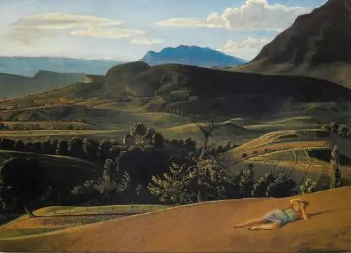 Fine arts postcard Balthus paysage de Champrovent