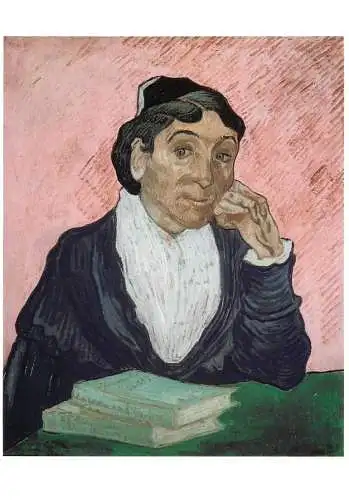 Greetings card fine arts painting van Gogh l'Arlesienne