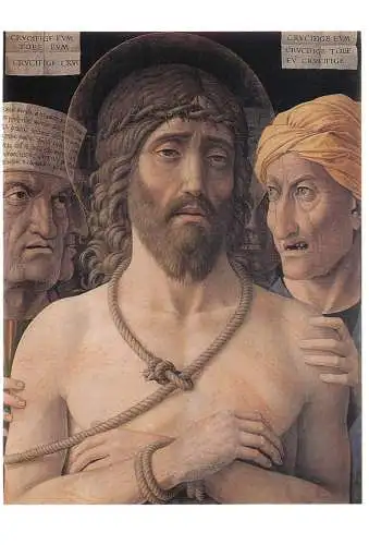 Greetings card fine arts painting Andrea Mantegna ecce homo