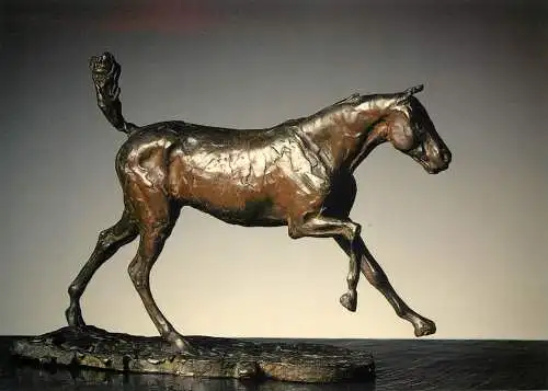 Greetings card fine arts Sculptures Camille Claudel l'Aurore Martigny cheval au galop