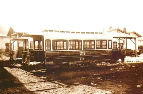 Romania Bucuresti surface public transport horse tram 1929