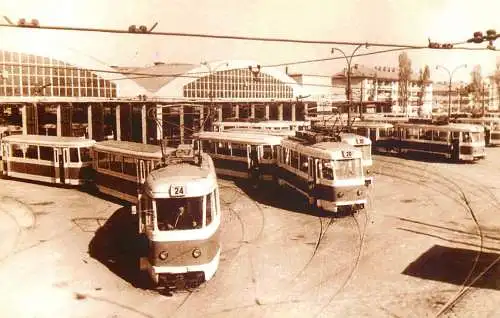 Romania Bucuresti surface public transport tram