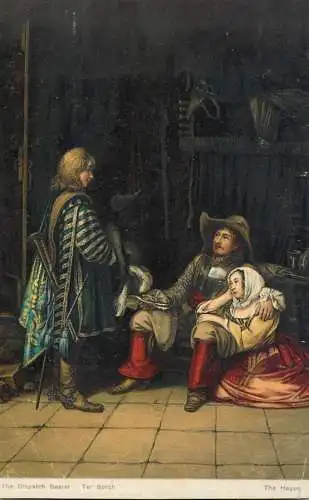 Greetings card paintings Illustrators the Hague The dispatch bearer