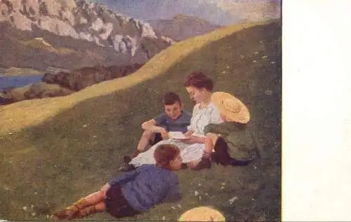 Greetings card paintings Glatz a mese Das Marchen