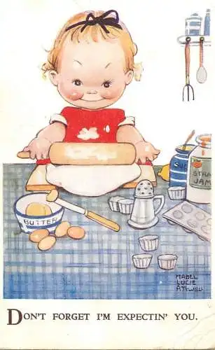Attwell Mabel Lucie caricature expecting you