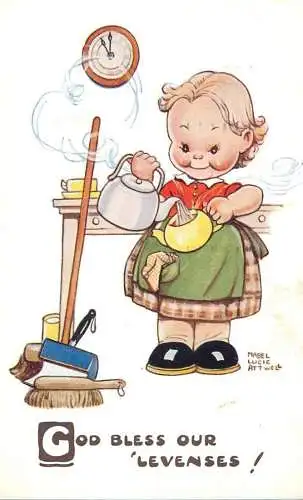 Attwell Mabel Lucie caricature tea related