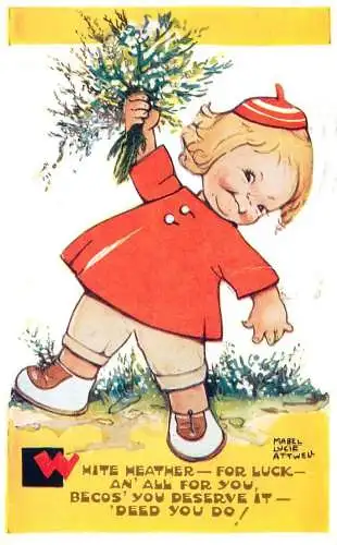 Attwell Mabel Lucie - White heather for luck