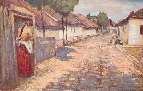 Greetings card paintings Bihari Elhagyatva verlassen abandonnee