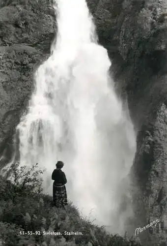 Norway Sivlefoss Stalheim waterfall