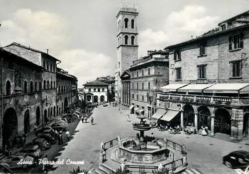Italy Assisi piazza del comune