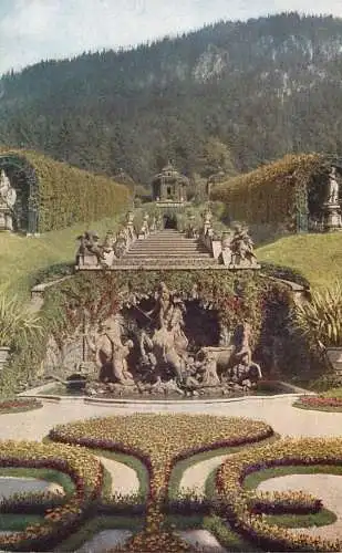 AK Allemagne Linderhof Kaskaden