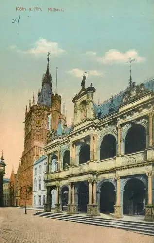 AK Allemagne Koln am Rhein Rathaus