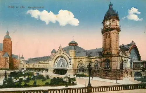 AK Allemagne Koln am Rhein Hauptbahnhof