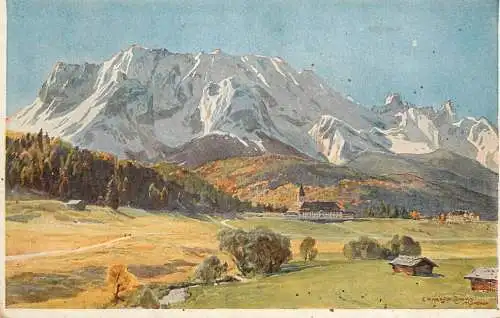 AK Allemagne Schloss Elmau Post Klais Oberbayern