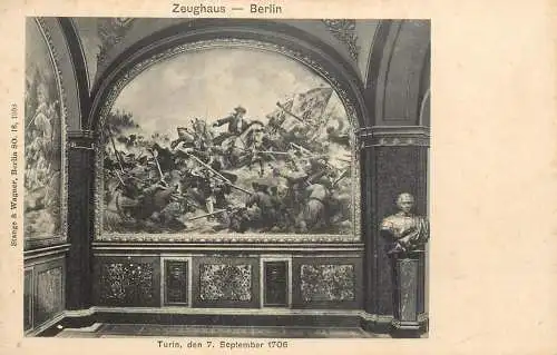 AK Allemagne Zeughaus Berlin Turin den 7 September 1706