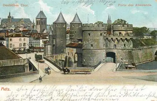 CPA France Metz Porte des Allemands