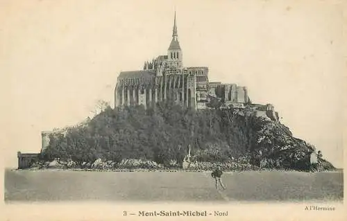 CPA France Mont St-Michel cote nord