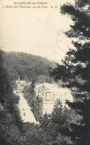 CPA France Bagnoles-de-l'Orne Hotel des Thermes