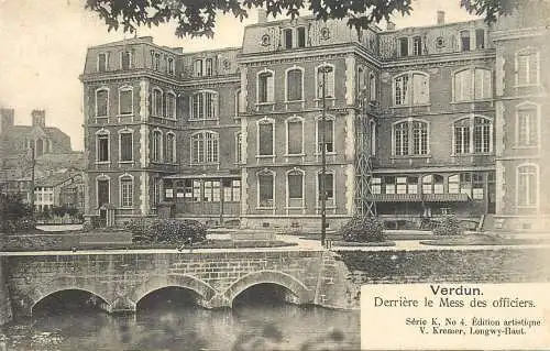 CPA France Verdun Mess des officiers