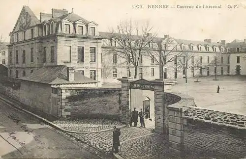 CPA France Rennes Caserne de l'Arsenal