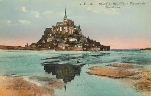 CPA France Mont St-Michel vue generale