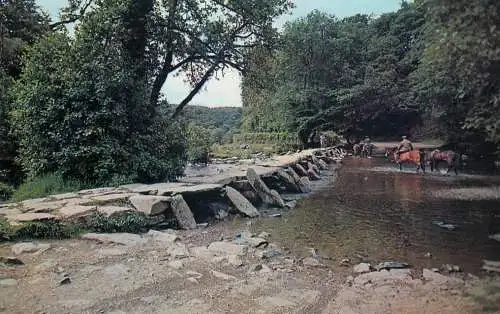 England Exmoor Tarr steps picturesque natural landscape