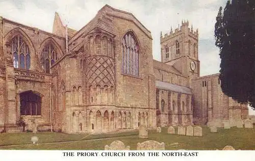 England Christchurch Priory Church north-east front