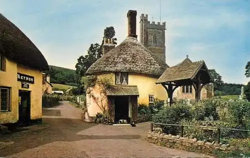 England Somerset Luccombe typical house