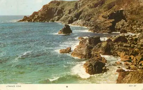 England Cornwall Kynance Cove coastal scenery