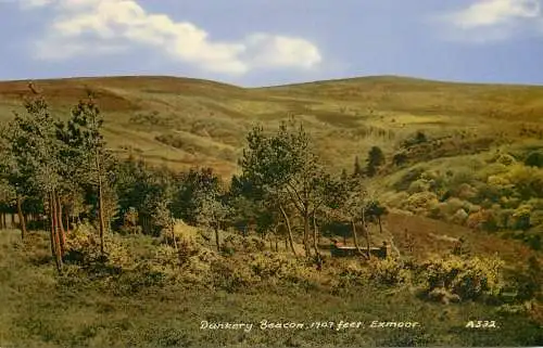 England Somerset Exmoor Dunkery Beacon general view