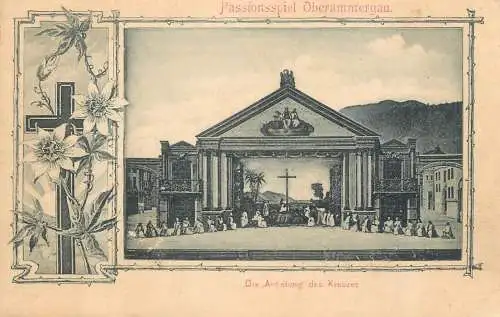 Germany Passionsspiel Oberammergau Die Antetung des Kreuzes