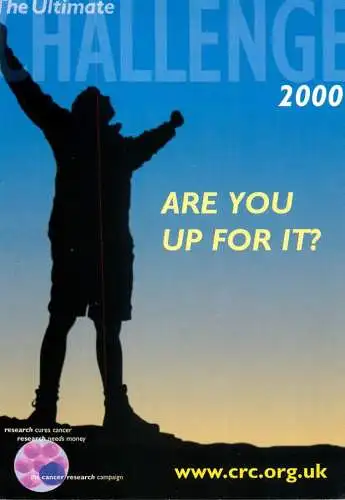 Greetings card advertising The cancer research campaign
