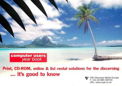 Greetings card advertising VNU Business medie Europe
