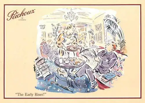 Greetings card advertising cartoon by Paul Cox