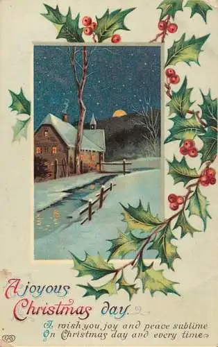 Greetings card Christmas day