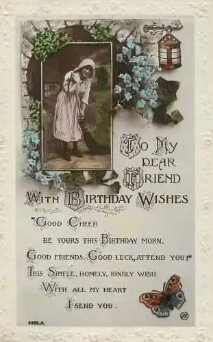Greetings card Happy Birthday