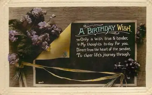 Greetings card Happy Birthday