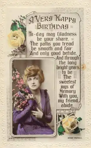 Greetings card Happy Birthday