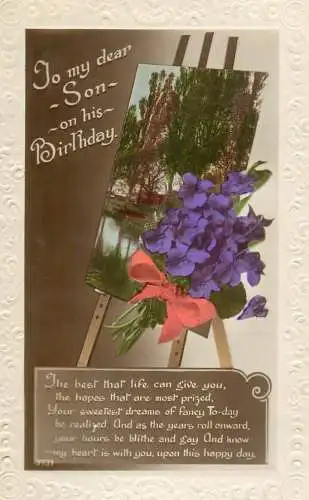 Greetings card Happy Birthday