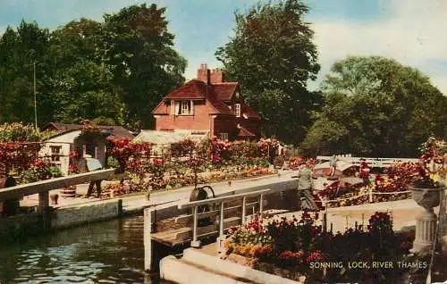 England Sonning Lock River Thames