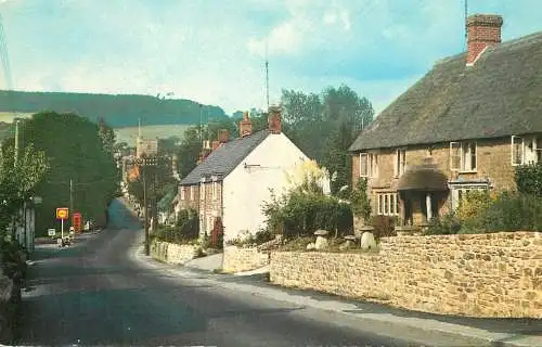 England Chideock High Street view