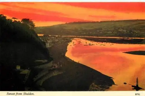 England Sunset view from Shaldon