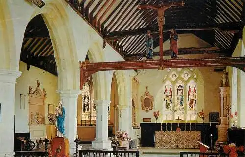 England Godshill Church I.O.W interior view