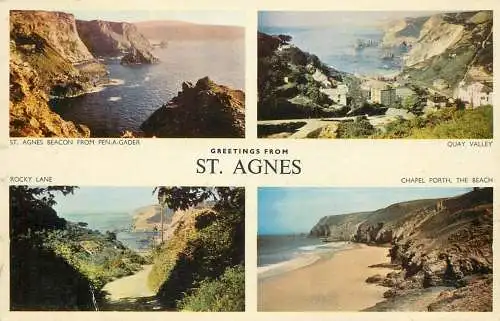 England Greetings from St Agnes multi view