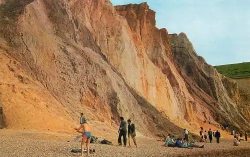 England Alum Bay I.O.W - the Coloured Cliffs