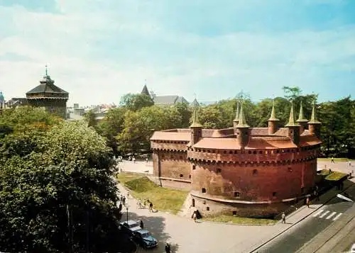 Poland Krakow barbakan